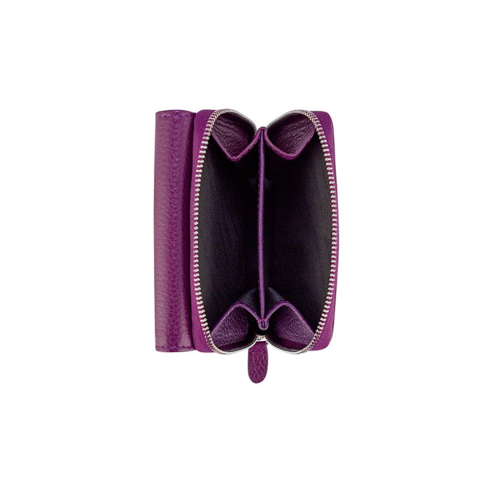 Zoozie Bags Moon - Damson Cartera de Mujer en Piel Auténtica